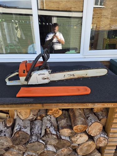 Stihl 034 chainsaw with - chainsaw,