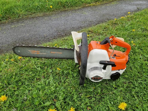 Stihl chainsaw 2 stroke - chainsaw,