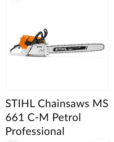Stihl ms661 chainsaw please - ms661,