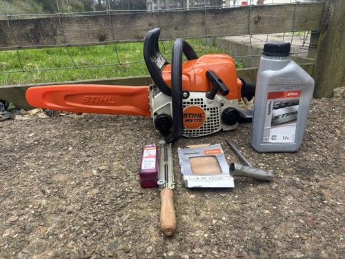 Stihl ms170 chainsaw runs and - stihl,